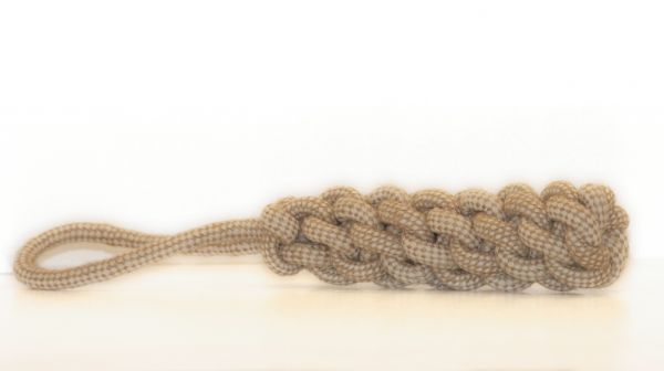 Pepper's Choice Tau Geflochten mit Schlaufe Jute & Baumwolle Natur