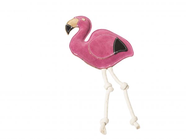 Nuf Nuf Wildlederspielzeug Flamingo